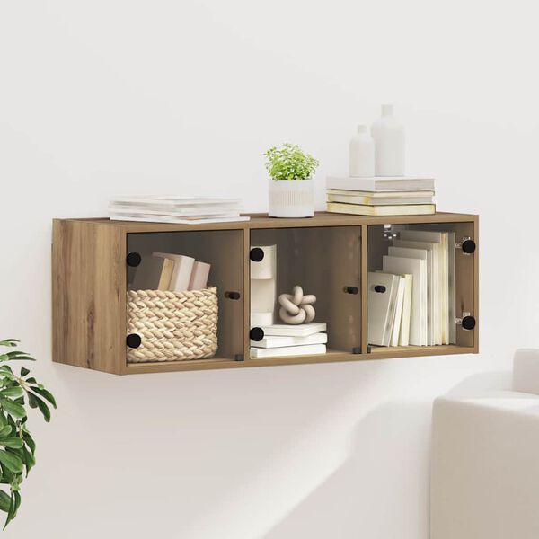 vidaXL Wandschrank Artisan-Eiche 102 x 37 x 35 cm Holzwerkstoff
