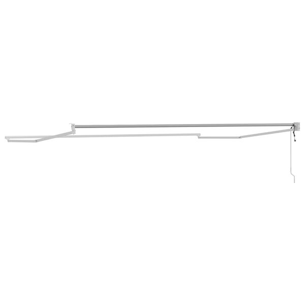 vidaXL Elektrisches Markisenrahmen Wei&szlig; 4 x 2 m Aluminium