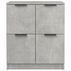 vidaXL Sideboards 2 Stk Betongrau 60x30x70 cm Holzwerkstoff