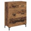 vidaXL Highboard Altholz 69,5 x 34 x 180 cm Holzwerkstoff