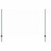 vidaXL Sechseckzaun mit Pfosten 100 x 1,4 m PVC-beschichteter Stahl