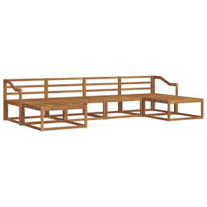 vidaXL Outdoor-Sofagarnitur 6 stk. Natur Massivholz Akazie