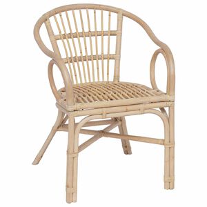 vidaXL Stapelstuhl Natur 58 x 60 x 81 cm Rattan