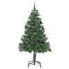 vidaXL Weihnachtsbaum mit 300 LEDs mit St&auml;nder Gr&uuml;n 210 cm PVC