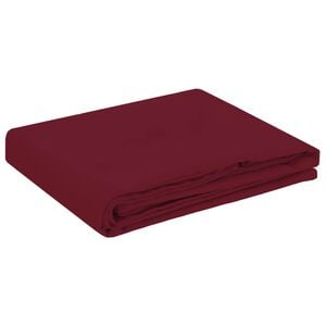 vidaXL Tischdecke Rechteckig Weinrot 110 x 180 cm Polyester