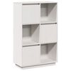 vidaXL Highboard Wei&szlig; 74x35x117 cm Massivholz Kiefer