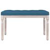 vidaXL Sitzbank Blau 80x40x49 cm Samt