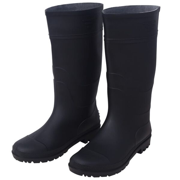 vidaXL Gummistiefel Gr. 44 Schwarz