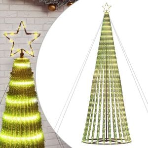 vidaXL LED Weihnachtsbaum 1028 LEDs Warmweiß 403 cm