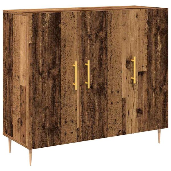 vidaXL Sideboard Altholz 90 x 34 x 80 cm Holzwerkstoff