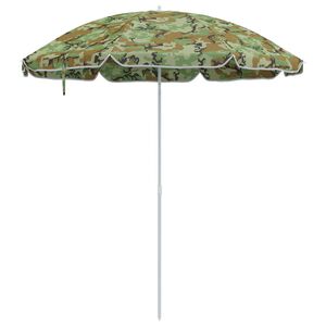 vidaXL Gartensonnenschirm 170T Polyester Tarnung