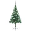 vidaXL K&uuml;nstlicher Weihnachtsbaum Beleuchtung Kugeln 180cm 564 Zweige