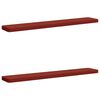 vidaXL 2-teilige Bankkissen VUGHT 2 stk. 100 % Polyester Rot