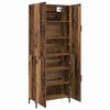 vidaXL Highboard Wandmontiert Altholz 69,5 x 34 x 180 cm Holzwerkstoff