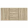 vidaXL Sideboards 3 Stk. Sonoma-Eiche 60x31x84 cm Holzwerkstoff