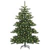 vidaXL K&uuml;nstlicher klappbarer Weihnachtsbaum Gr&uuml;n 150 cm PVC und Stahl
