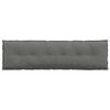 vidaXL R&uuml;ckenkissen Dunkelgrau 180 x 50 cm Mikrofaserstoff