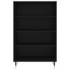 vidaXL Highboard Schwarz 57x35x90 cm Holzwerkstoff