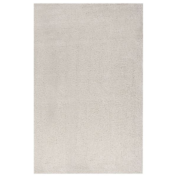 vidaXL Teppich Shaggy Hochflor Creme 200x290 cm