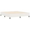 vidaXL Plattformbettgestell Creme 180 x 200 cm Stoff