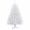 vidaXL K&uuml;nstlicher Weihnachtsbaum Wei&szlig; 120 cm PVC und Metall