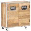 vidaXL Sideboard mit 2 T&uuml;ren 70x30x69 cm Mango-Massivholz