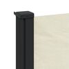 vidaXL Seitenmarkise Ausziehbar Creme 120x500 cm