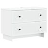 vidaXL Waschbeckenschrank EDE Wei&szlig; 82 x 41 x 59 cm Holzwerkstoff