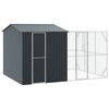 vidaXL Vogelk&auml;fig Anthrazit 425 x 304 x 247 cm Verzinkter Stahl