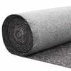 vidaXL Teichvlies Grau 1 x 50 m Polyester und Baumwolle