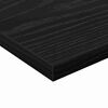 vidaXL Regalbrett 4 pcs Schwarz 40 x 40 x 1,5 cm Holzwerkstoff