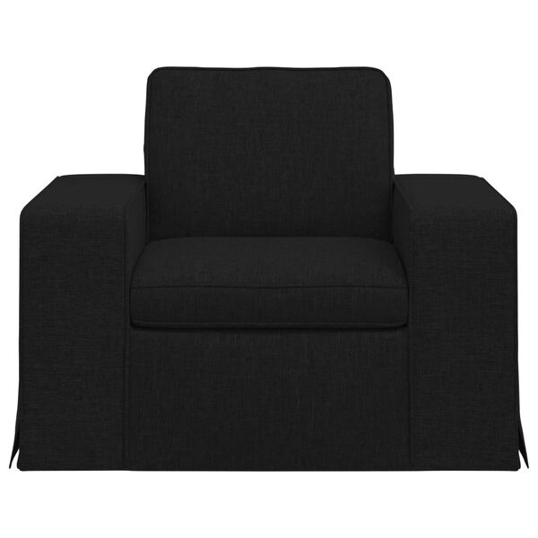 vidaXL Sofa 60cm Schwarz Metall