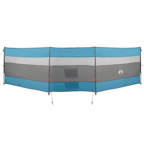 vidaXL Camping-Windschutz Blau 508x130 cm Wasserdicht