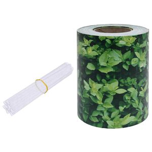 vidaXL Sichtschutzstreifen PVC 70 x 0,19 m Gr&uuml;n