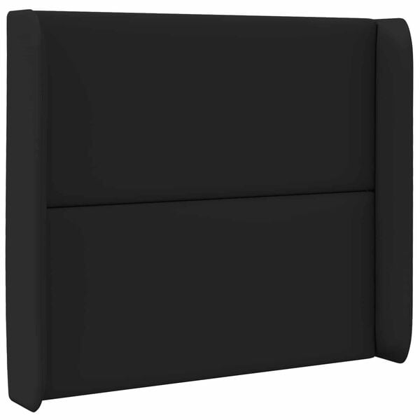vidaXL Kopfteil Ohr Schwarz 80 x 16 x 4 cm PVC