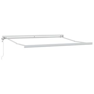 vidaXL Markisenrahmen Wei&szlig; 300 x 250 cm Aluminium