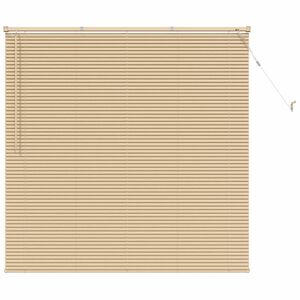 vidaXL Venetianer Jalousie Hellbraun mit Muster 150 x 150 cm PVC