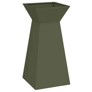 vidaXL S&auml;ulen Pflanzer Oliv 35 x 35 x 73 cm