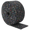 vidaXL Gummi-Granulat-Rolle Schwarz 1000 x 12 x 0,6 cm Gummi