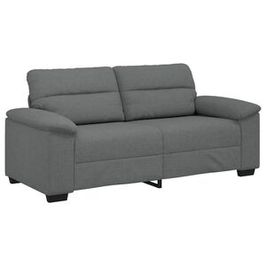vidaXL 2-Sitzer-Sofa Dunkelgrau 180x81x84 cm Stoff