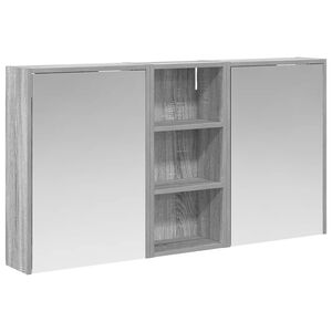 vidaXL Badezimmerschrank-Set 3 pcs 116 x 16 x 62,5 cm Holzwerkstoff