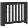 vidaXL Heizk&ouml;rperabdeckung Schwarz Eichen-Optik 104 x 20 x 82 cm