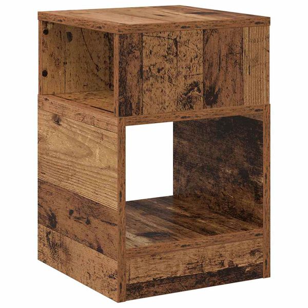 vidaXL Beistelltisch Altholz 30,5 x 30 x 45 cm Holzwerkstoff