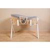 CHILDHOME Moseskorb mit Matratze und Bezug Natur Grau