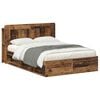 vidaXL Bettgestell mit Stauraum Altholz 135 x 190 cm Holzwerkstoff