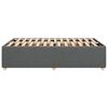vidaXL Bettgestell ohne Matratze Dunkelgrau 120x190 cm Stoff