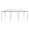 vidaXL Pavillon 600x298x270 cm Weiß 180g/m²