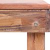 vidaXL Esstisch 120x60x80 cm Altholz Massiv