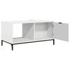 vidaXL Couchtisch mit Schubladen Wei&szlig; 90 x 49 x 46 cm Holzwerkstoff