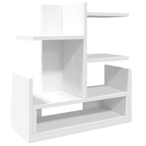 vidaXL Schreibtisch-Organizer Wei&szlig; 49x20x52,5 cm Holzwerkstoff